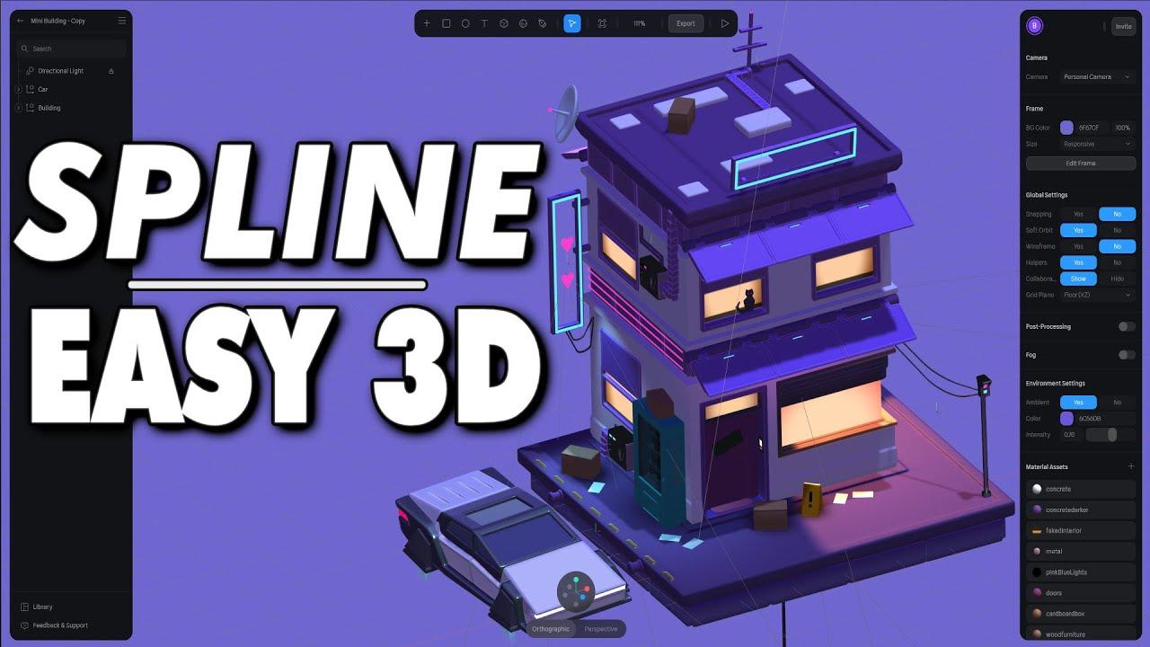 Spline：云端3D设计的革新者__Spline：云端3D设计的革新者